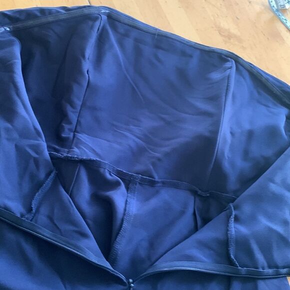 Socialite Navy Blue Popover Jumpsuit Size Lg & XL - Picture 6 of 10